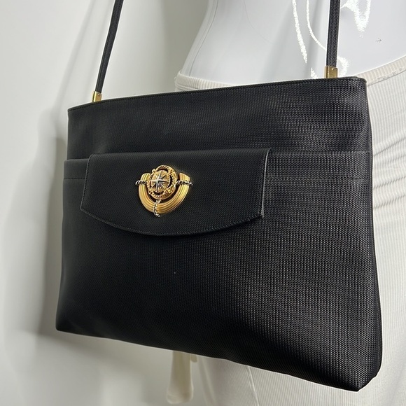 Rodo Vintage New Convertible Clutch Shoulder Crossbody Large Zip Bag - Picture 2 of 13